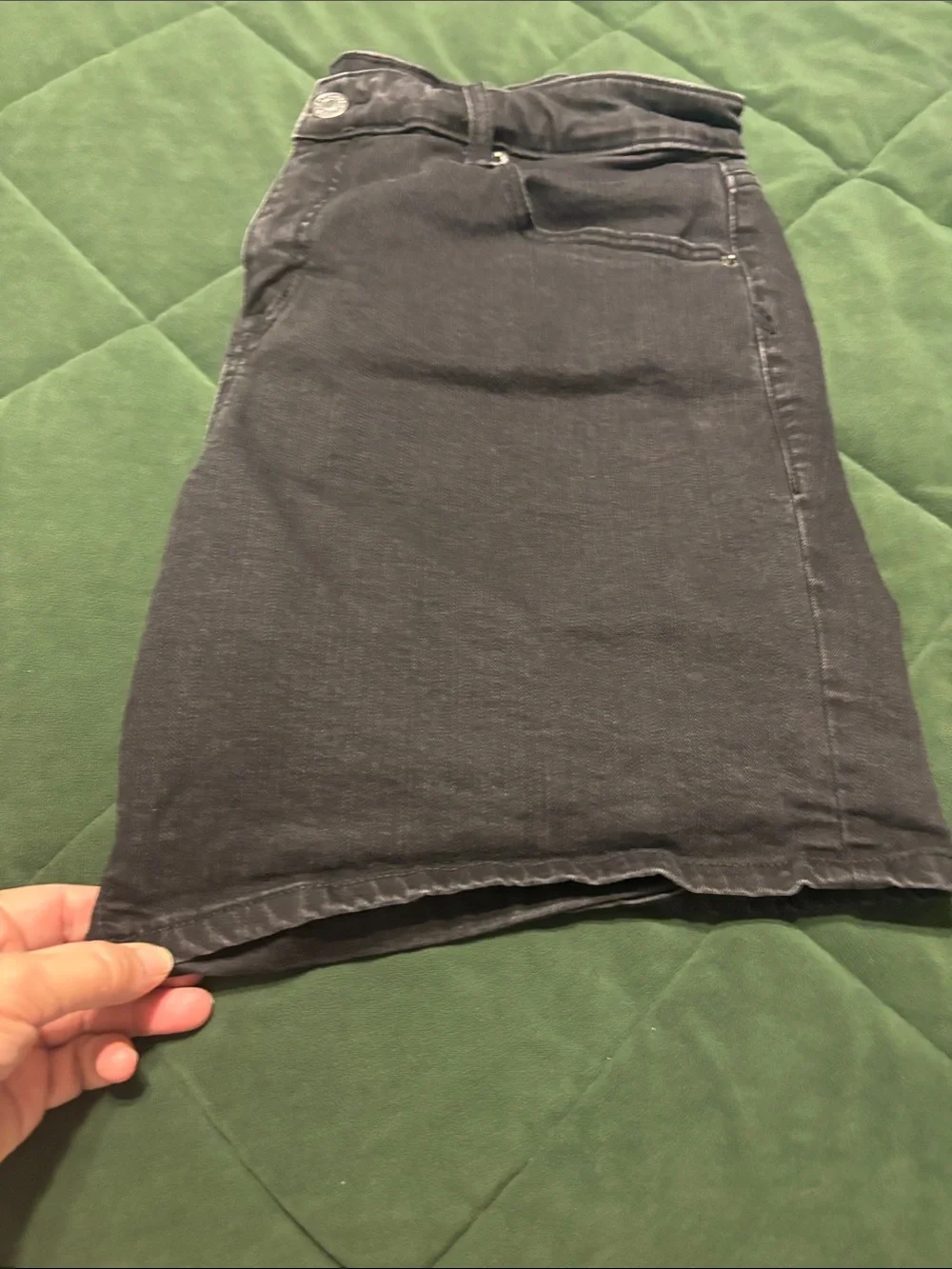 torrid Black Denim-Style Shorts
